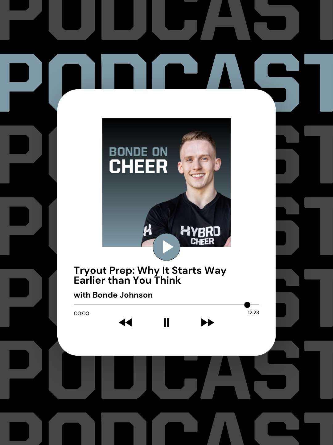 Bonde on Cheer podcast - conversations about cheerleading, training, stunts, tumbling, leadership, cheer coach, and the future of the sport. 